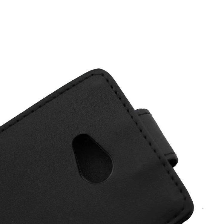 Vertical Flip Magnetic Button Leather Case for Microsoft Lumia 640