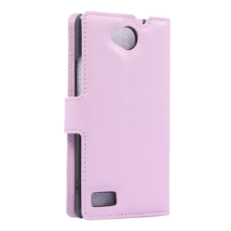 Horizontal Flip Solid color Leather Case with  Card Slots & Holder & Wallet for ZTE Blade G LUX