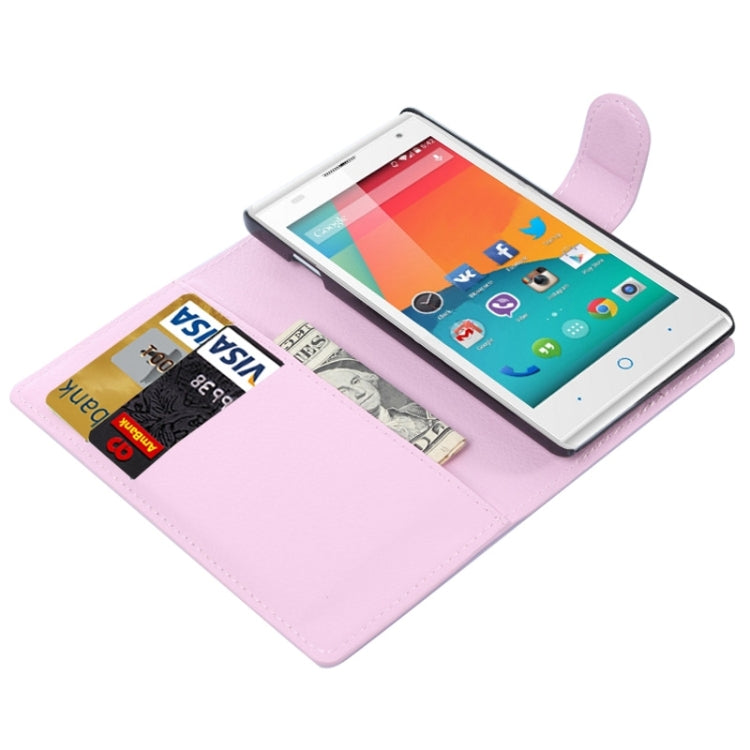 Horizontal Flip Solid color Leather Case with  Card Slots & Holder & Wallet for ZTE Blade G LUX