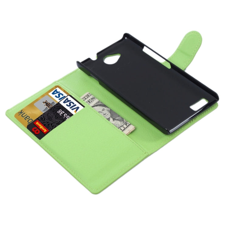 Horizontal Flip Solid color Leather Case with  Card Slots & Holder & Wallet for ZTE Blade G LUX