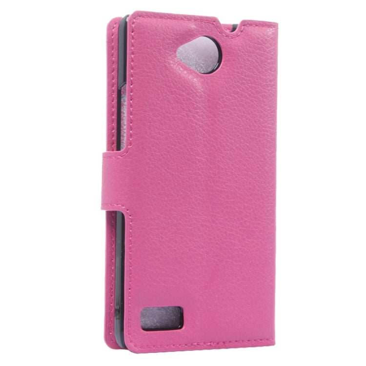 Horizontal Flip Solid color Leather Case with  Card Slots & Holder & Wallet for ZTE Blade G LUX