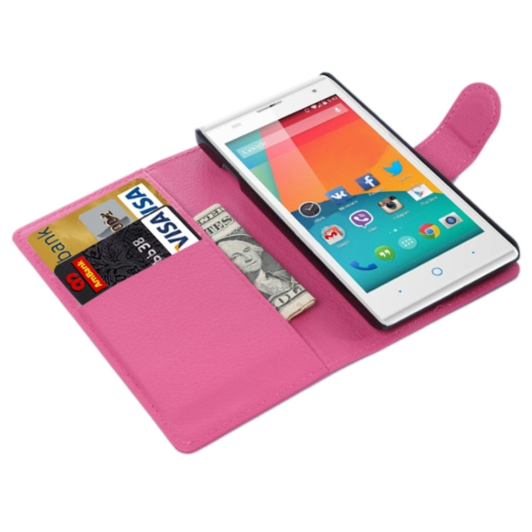 Horizontal Flip Solid color Leather Case with  Card Slots & Holder & Wallet for ZTE Blade G LUX