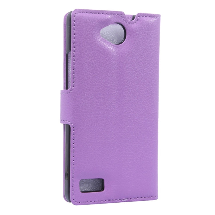 Horizontal Flip Solid color Leather Case with  Card Slots & Holder & Wallet for ZTE Blade G LUX