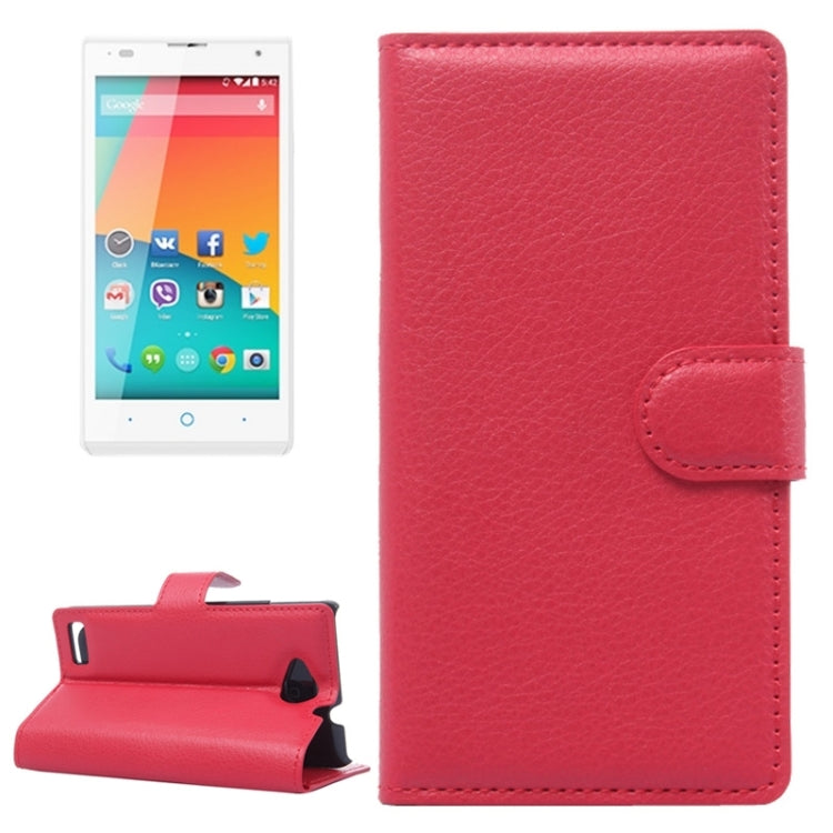 Horizontal Flip Solid color Leather Case with  Card Slots & Holder & Wallet for ZTE Blade G LUX