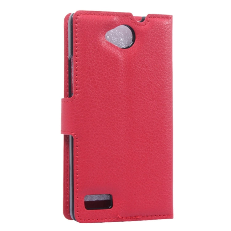 Horizontal Flip Solid color Leather Case with  Card Slots & Holder & Wallet for ZTE Blade G LUX