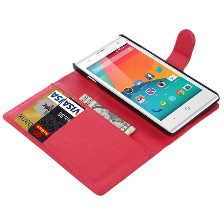 Horizontal Flip Solid color Leather Case with  Card Slots & Holder & Wallet for ZTE Blade G LUX