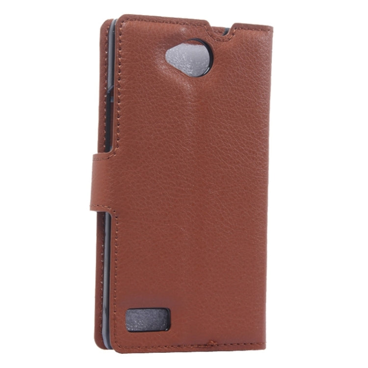 Horizontal Flip Solid color Leather Case with  Card Slots & Holder & Wallet for ZTE Blade G LUX