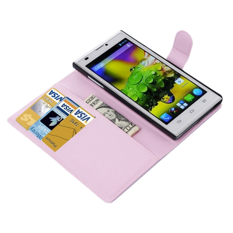 Horizontal Flip Solid color Leather Case with  Card Slots & Holder & Wallet for ZTE Blade L2