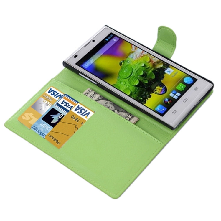 Horizontal Flip Solid color Leather Case with  Card Slots & Holder & Wallet for ZTE Blade L2