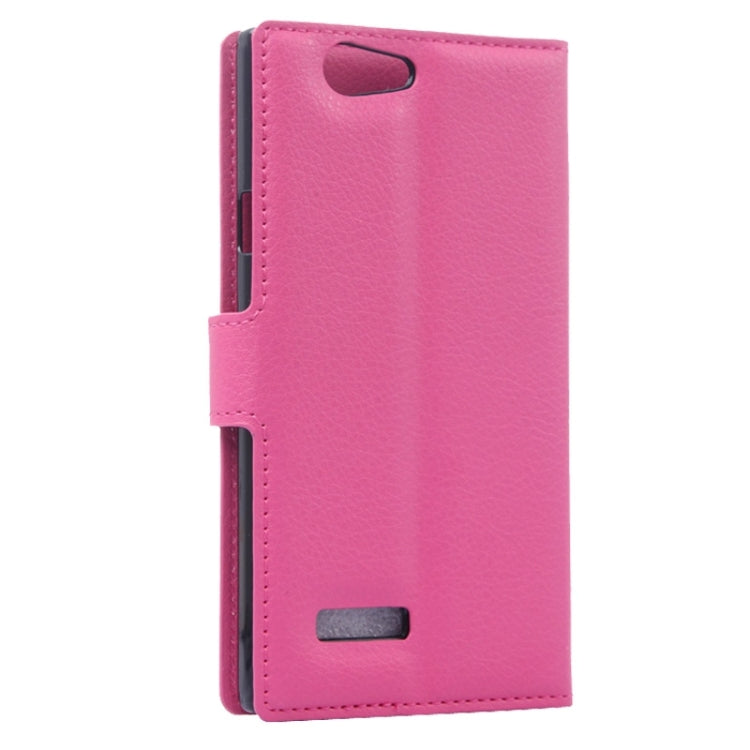 Horizontal Flip Solid color Leather Case with  Card Slots & Holder & Wallet for ZTE Blade L2