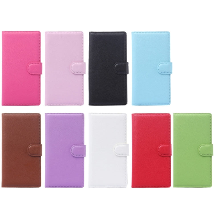Horizontal Flip Solid color Leather Case with  Card Slots & Holder & Wallet for ZTE Blade L2