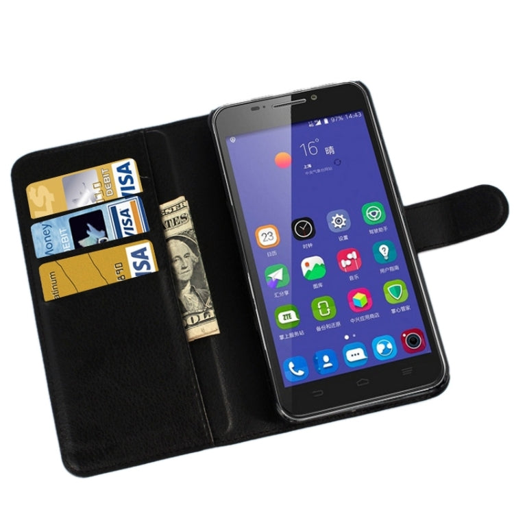 Horizontal Flip Solid color Leather Case with  Card Slots & Holder & Wallet for ZTE Grand S3 / S2004
