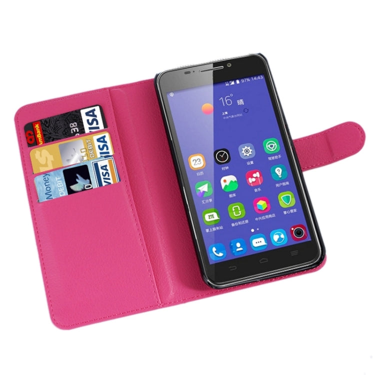 Horizontal Flip Solid color Leather Case with  Card Slots & Holder & Wallet for ZTE Grand S3 / S2004