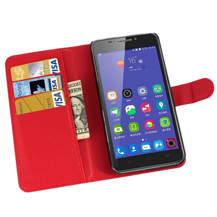 Horizontal Flip Solid color Leather Case with  Card Slots & Holder & Wallet for ZTE Grand S3 / S2004