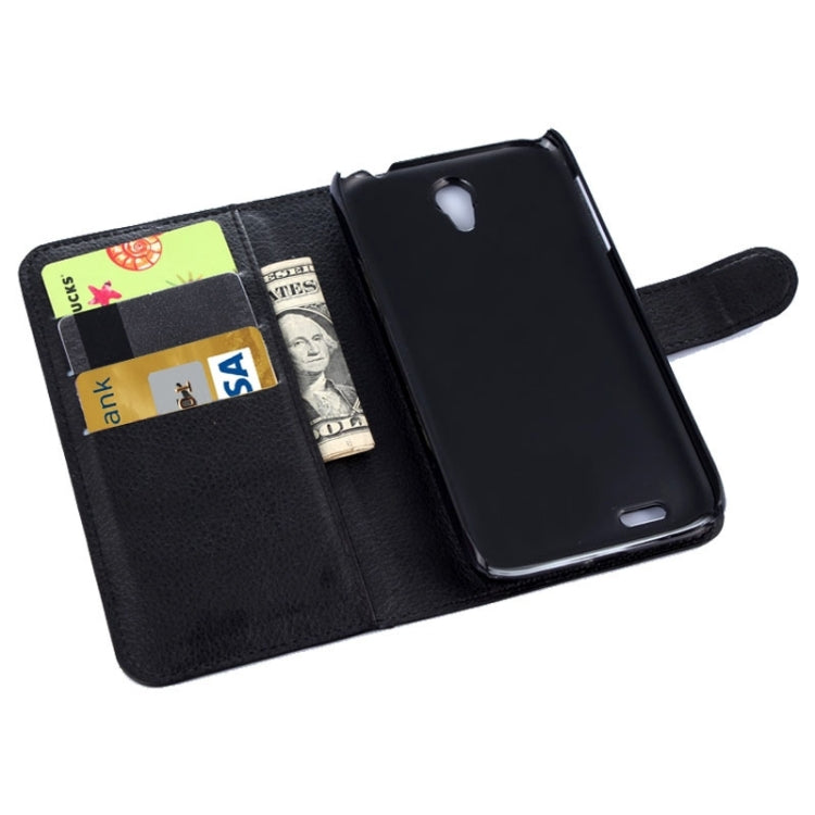 Horizontal Flip Solid color Leather Case with  Card Slots & Holder & Wallet for Lenovo A859