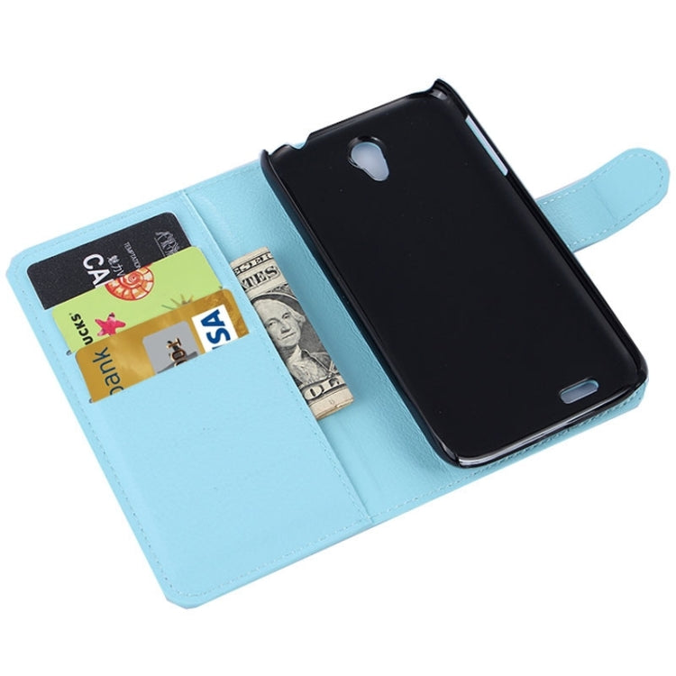 Horizontal Flip Solid color Leather Case with  Card Slots & Holder & Wallet for Lenovo A859
