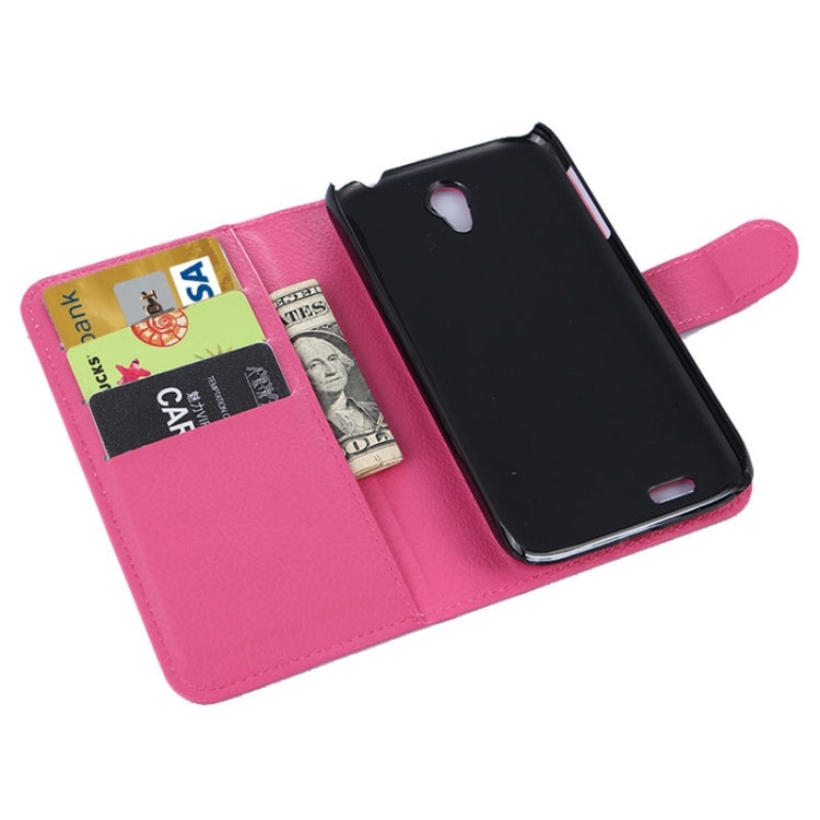 Horizontal Flip Solid color Leather Case with  Card Slots & Holder & Wallet for Lenovo A859