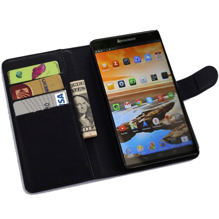 Horizontal Flip Solid color Leather Case with  Card Slots & Holder & Wallet for Lenovo A7600