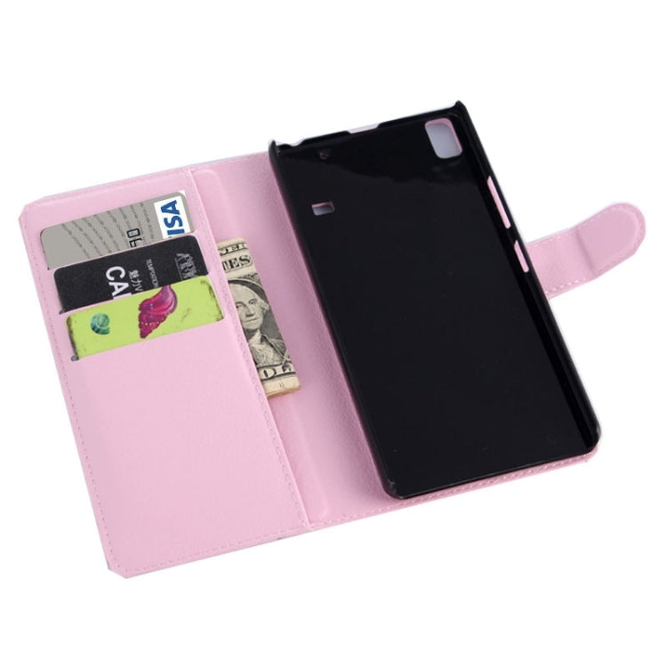 Horizontal Flip Solid color Leather Case with  Card Slots & Holder & Wallet for Lenovo A7600