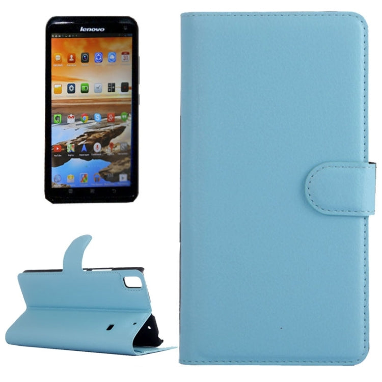 Horizontal Flip Solid color Leather Case with  Card Slots & Holder & Wallet for Lenovo A7600