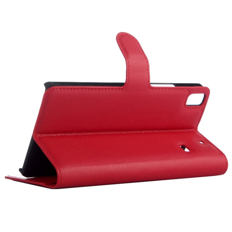 Horizontal Flip Solid color Leather Case with  Card Slots & Holder & Wallet for Lenovo A7600