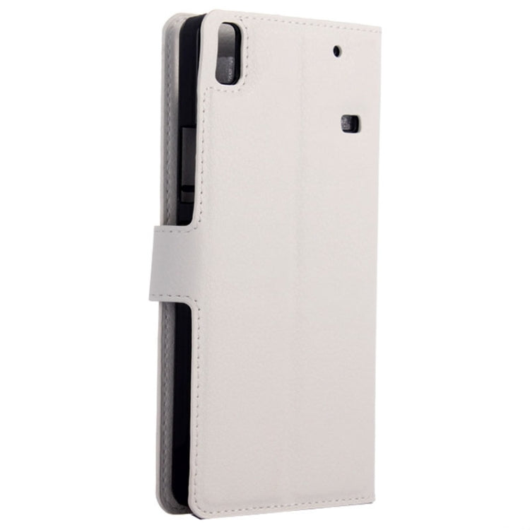Horizontal Flip Solid color Leather Case with  Card Slots & Holder & Wallet for Lenovo A7600
