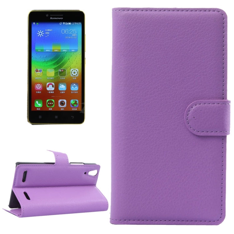 Horizontal Flip Solid color Leather Case with  Card Slots & Holder & Wallet for Lenovo K3