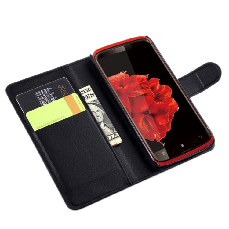 Horizontal Flip Solid color Leather Case with  Card Slots & Holder & Wallet for Lenovo S820