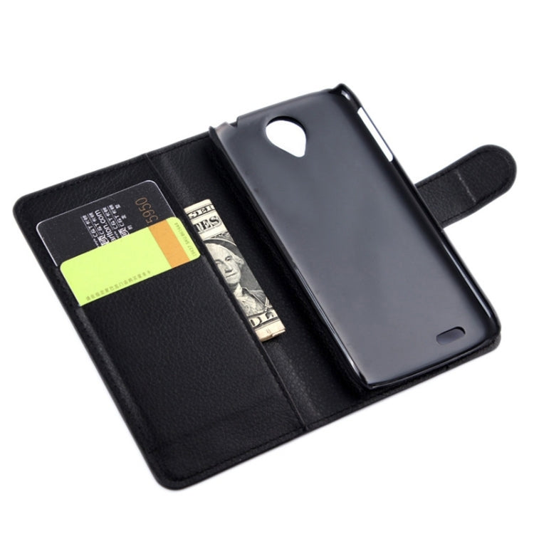 Horizontal Flip Solid color Leather Case with  Card Slots & Holder & Wallet for Lenovo S820