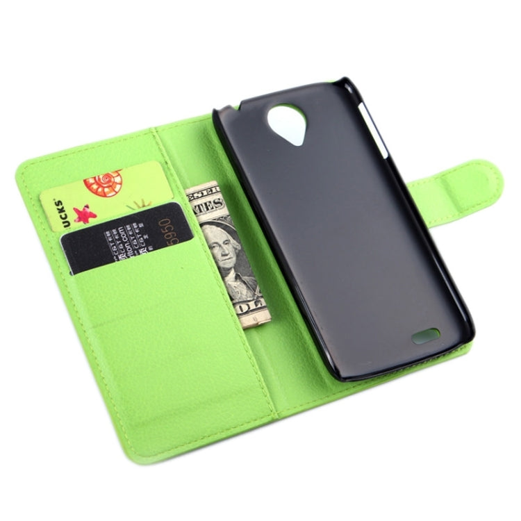 Horizontal Flip Solid color Leather Case with  Card Slots & Holder & Wallet for Lenovo S820