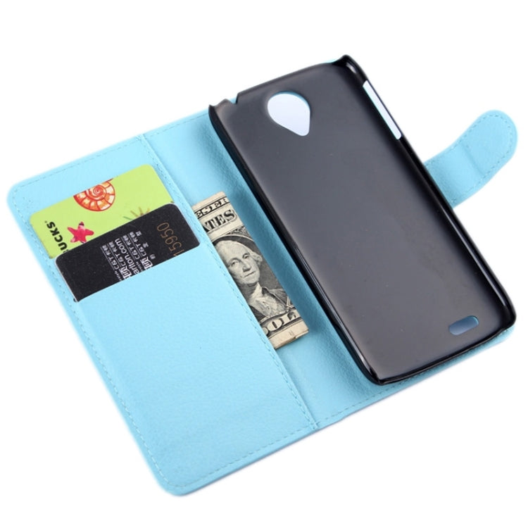 Horizontal Flip Solid color Leather Case with  Card Slots & Holder & Wallet for Lenovo S820