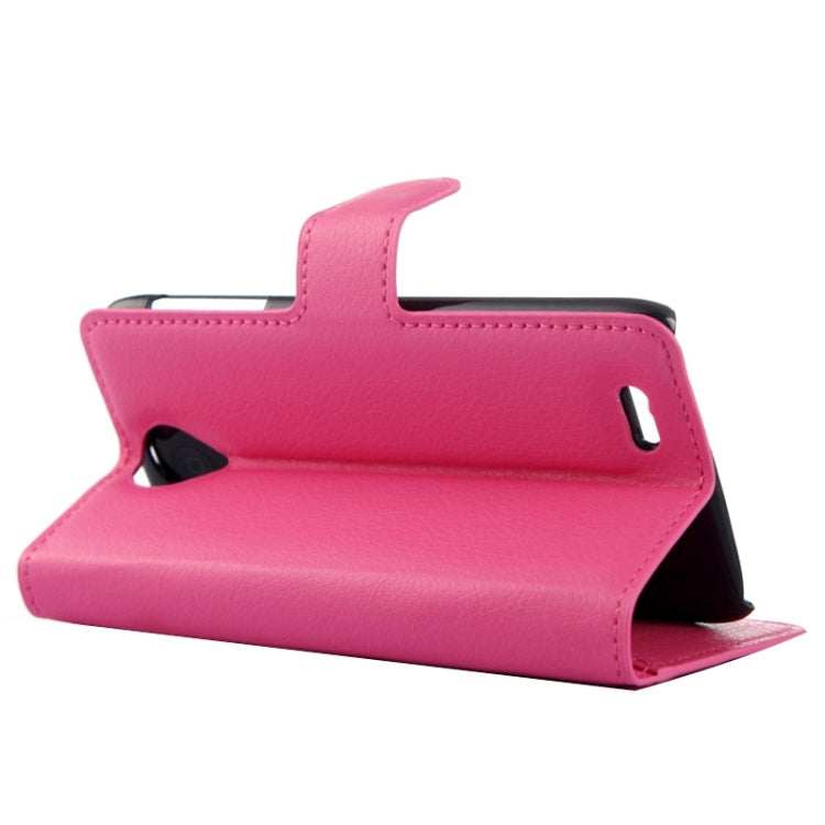 Horizontal Flip Solid color Leather Case with  Card Slots & Holder & Wallet for Lenovo S820