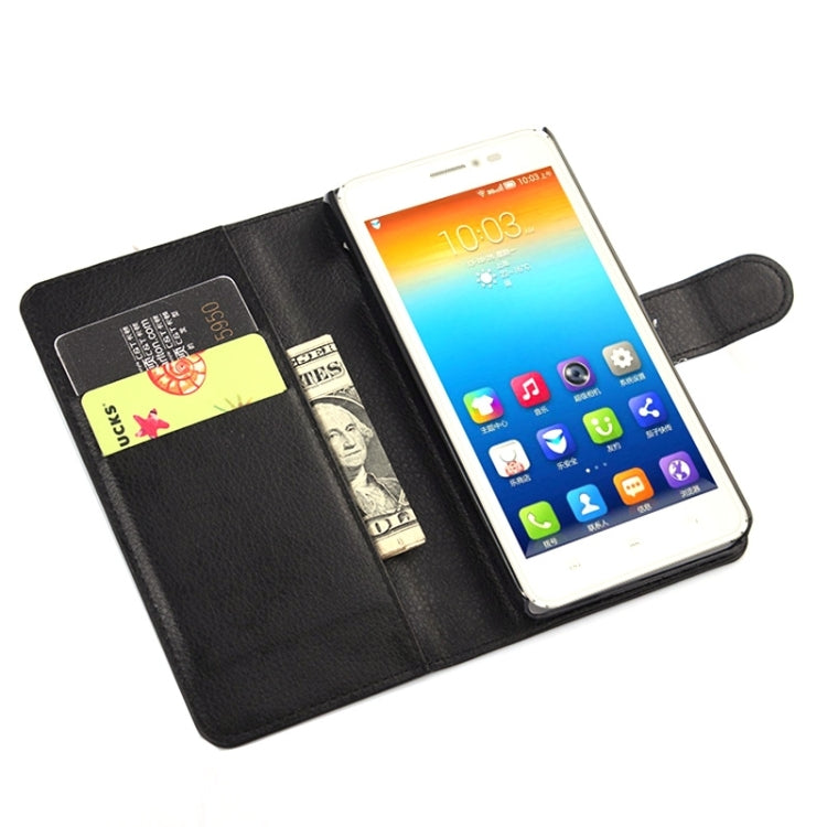 Horizontal Flip Solid color Leather Case with  Card Slots & Holder & Wallet for Lenovo S850