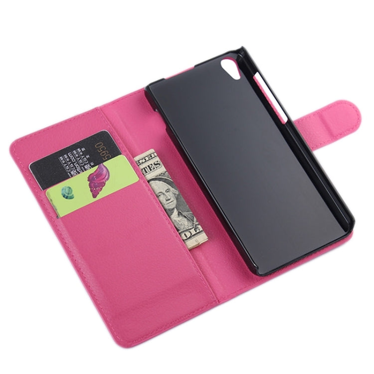 Horizontal Flip Solid color Leather Case with  Card Slots & Holder & Wallet for Lenovo S850