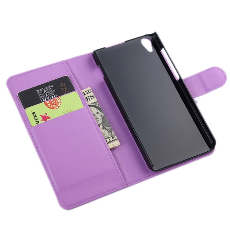 Horizontal Flip Solid color Leather Case with  Card Slots & Holder & Wallet for Lenovo S850