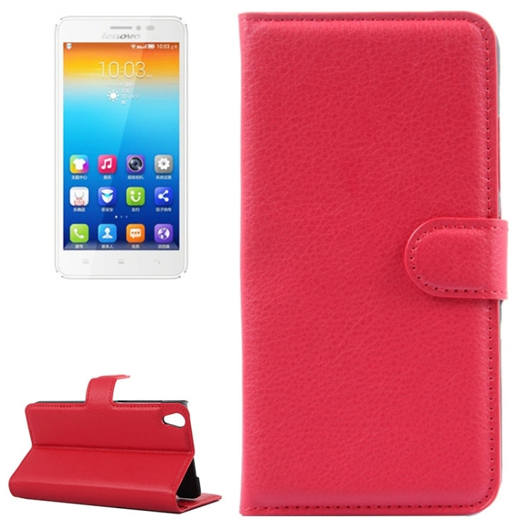 Horizontal Flip Solid color Leather Case with  Card Slots & Holder & Wallet for Lenovo S850