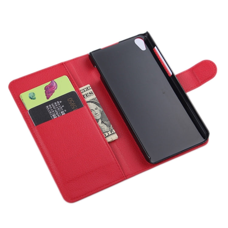 Horizontal Flip Solid color Leather Case with  Card Slots & Holder & Wallet for Lenovo S850