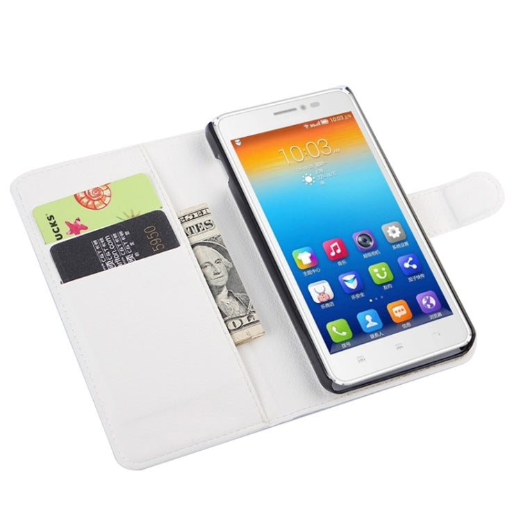 Horizontal Flip Solid color Leather Case with  Card Slots & Holder & Wallet for Lenovo S850