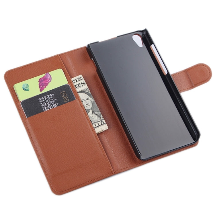 Horizontal Flip Solid color Leather Case with  Card Slots & Holder & Wallet for Lenovo S850