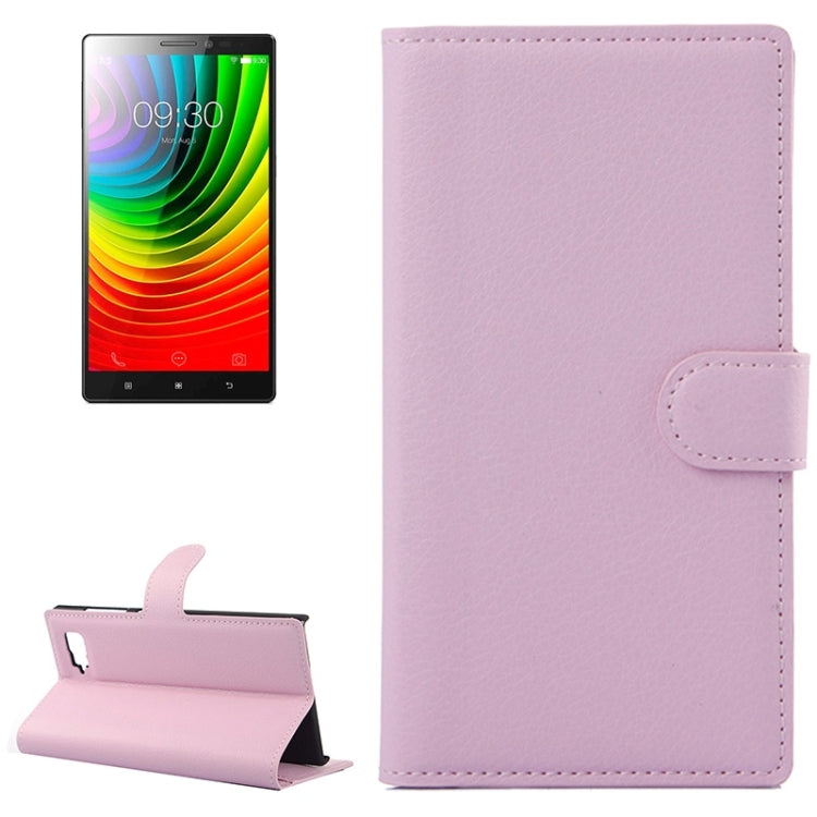 Horizontal Flip Solid color Leather Case with  Card Slots & Holder & Wallet for Lenovo Vibe Z2