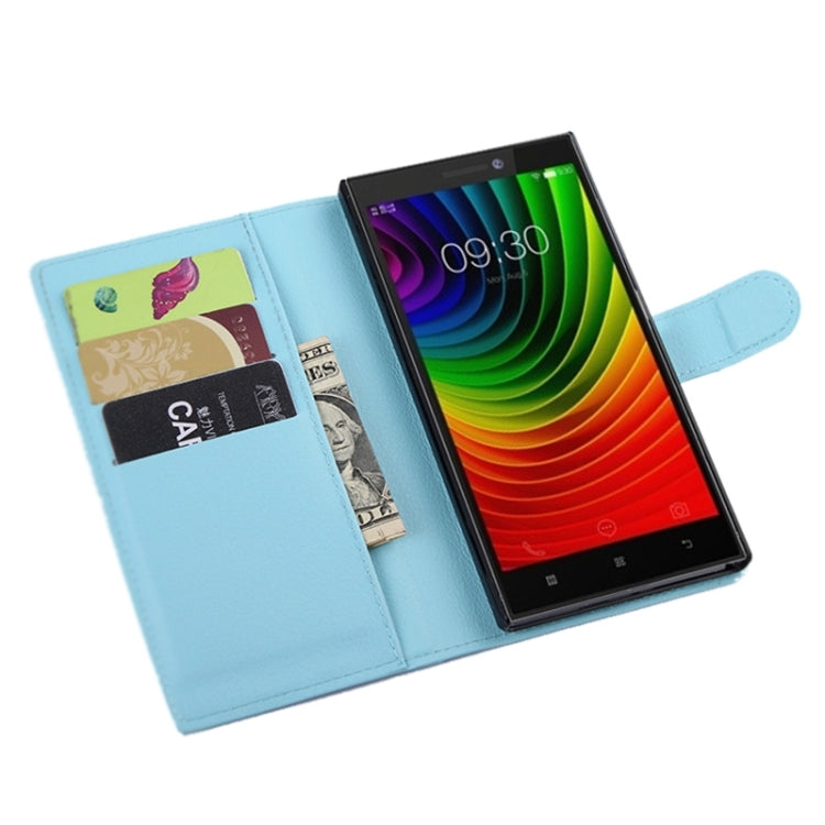 Horizontal Flip Solid color Leather Case with  Card Slots & Holder & Wallet for Lenovo Vibe Z2