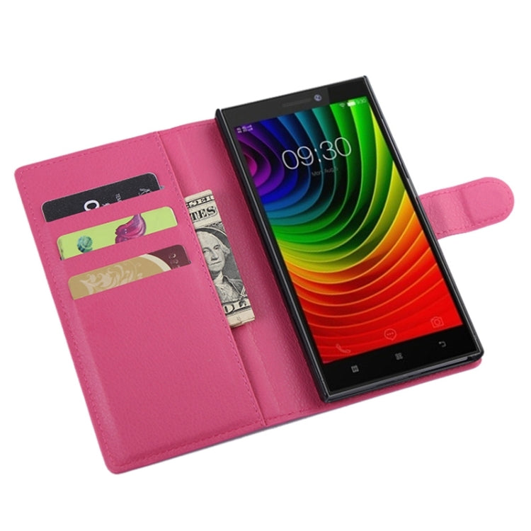 Horizontal Flip Solid color Leather Case with  Card Slots & Holder & Wallet for Lenovo Vibe Z2