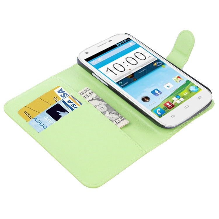 Horizontal Flip Solid color Leather Case with  Card Slots & Holder & Wallet for ZTE Blade Q Maxi