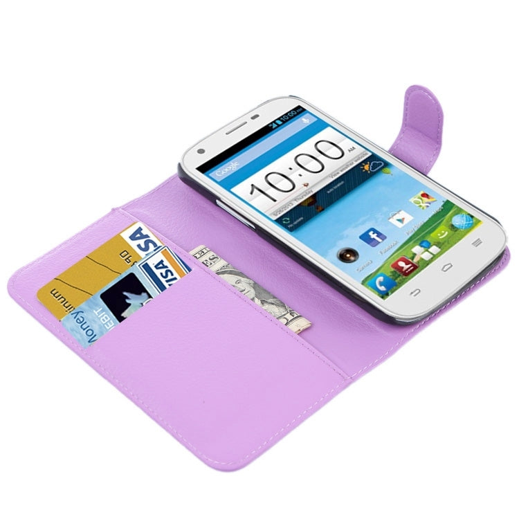 Horizontal Flip Solid color Leather Case with  Card Slots & Holder & Wallet for ZTE Blade Q Maxi