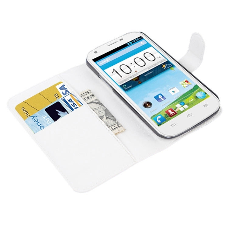 Horizontal Flip Solid color Leather Case with  Card Slots & Holder & Wallet for ZTE Blade Q Maxi