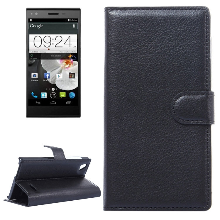 Horizontal Flip Solid color Leather Case with  Card Slots & Holder & Wallet for ZTE Blade VEC 4G