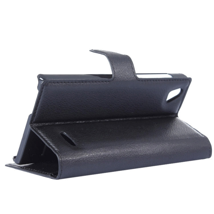 Horizontal Flip Solid color Leather Case with  Card Slots & Holder & Wallet for ZTE Blade VEC 4G