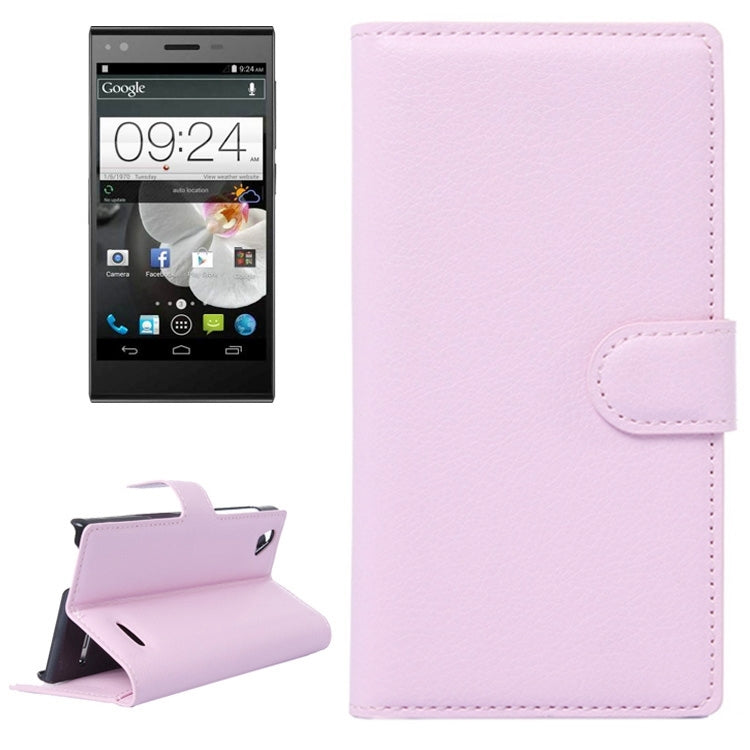 Horizontal Flip Solid color Leather Case with  Card Slots & Holder & Wallet for ZTE Blade VEC 4G