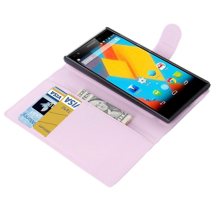 Horizontal Flip Solid color Leather Case with  Card Slots & Holder & Wallet for ZTE Blade VEC 4G