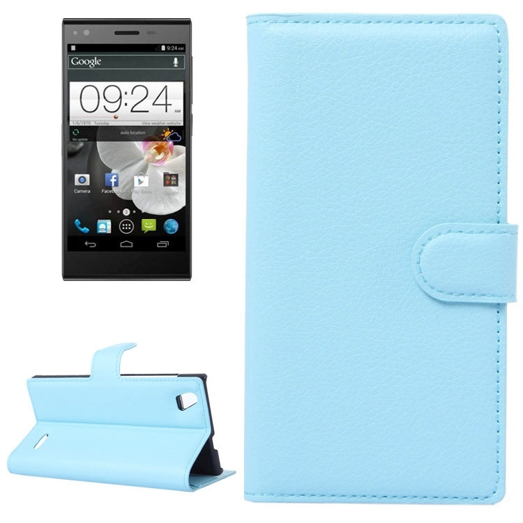 Horizontal Flip Solid color Leather Case with  Card Slots & Holder & Wallet for ZTE Blade VEC 4G